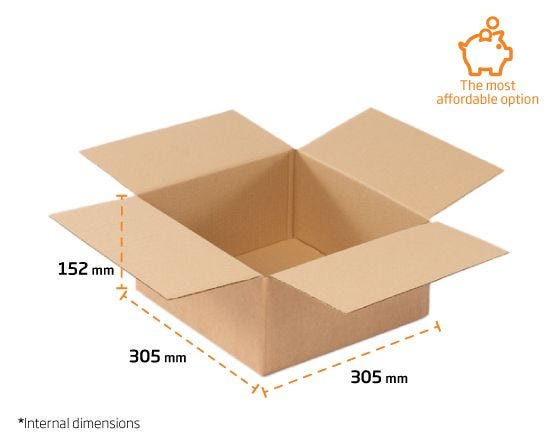 Small Single Wall Boxes 300 345mm length DS Smith ePack