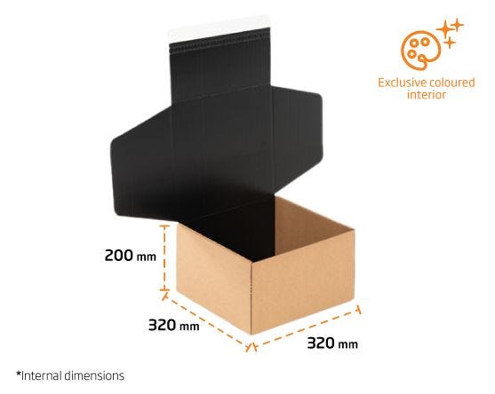 Empty boxes shop for shipping