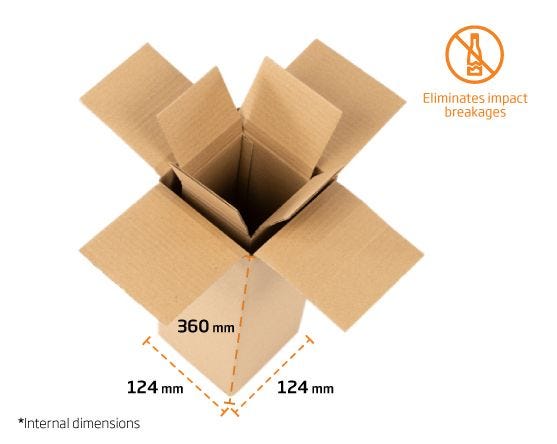 Cuboid box sales wine